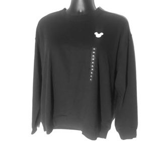🧸 NWT H&M sweatshirt Mickey Mouse size XL black